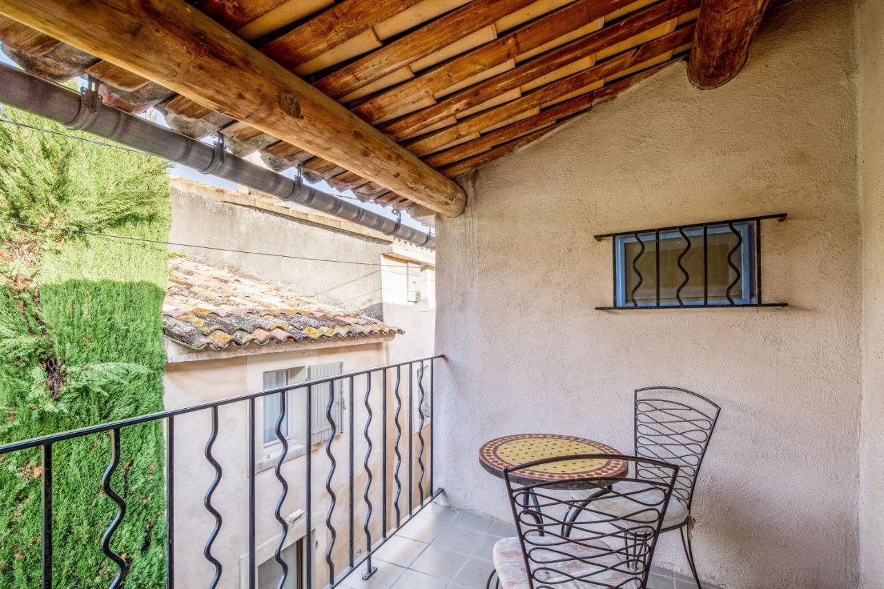 Maison De Village Bonnieux Bagian luar foto